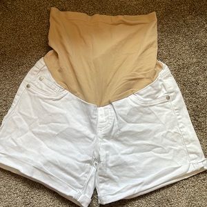 Indigo Blue maternity shorts